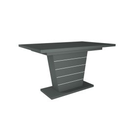 FANNI matt sötétszürke bővíthető modern étkezőasztal