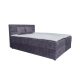 ARAMIS sötétszürke kárpitozott boxspring ágy 160*200