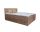 ARAMIS bézs kárpitozott boxspring ágy 180*200