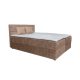 ARAMIS bézs kárpitozott boxspring ágy 180*200