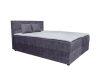 ARAMIS sötétszürke kárpitozott boxspring ágy 180*200