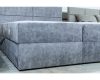 ARAMIS sötétszürke kárpitozott boxspring ágy 180*200