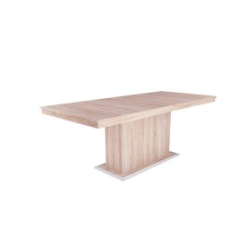   FLÓRA sonoma bővíthető modern étkezőasztal 160-as méretben