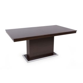   FLÓRA wenge bővíthető modern étkezőasztal 160-as méretben
