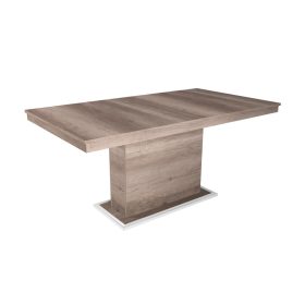   FLÓRA canyon tölgy bővíthető modern étkezőasztal 120-as méretben