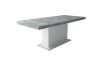 FLÓRA beton fehér bővíthető modern étkezőasztal 200-as méretben