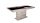 FLÓRA PLUSZ san remo bővíthető epoxy étkezőasztal festett üveglappal (san remo- fekete betéttel) 2 méretben 