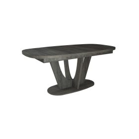   MAX bővíthető canterbury lekerekített étkezőasztal különleges lábbal 170-es méretben