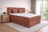 ATOS barna kárpitozott boxspring ágy 180*200
