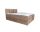 ATOS bézs kárpitozott boxspring ágy 180*200
