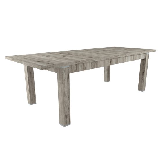 TONY bővíthető masszív hatású san remo étkezőasztal 160-as méretben