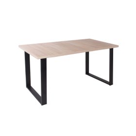 ZOÉ porfestett lábú modern sonoma étkezőasztal