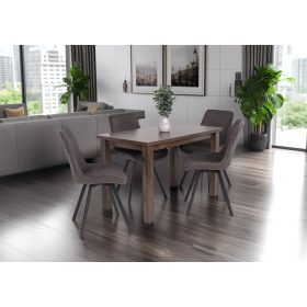   Milla forgó étkezőszék Berta étkezőasztallal  - étkezőgarnitúra