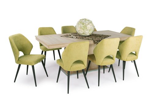 Flóra étkezőasztal Aspen székkel - étkezőgarnitúra