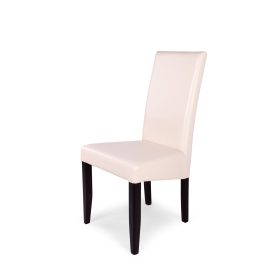 Berta magastámlás szék wenge -beige bőrrel