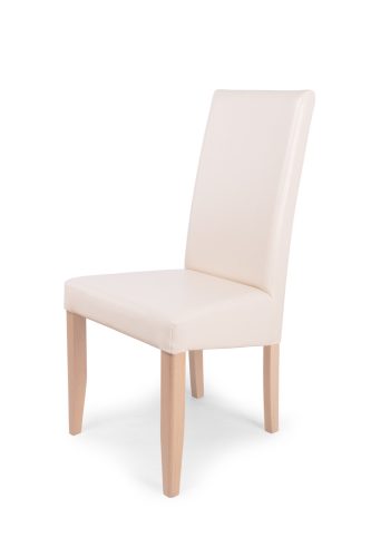 Berta magastámlás szék sonoma -beige bőrrel