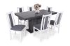 Félix szék magasfényű Flóra asztallal étkezőgarnitúra