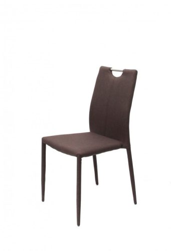 Szofi barna rakásolható szövet szék
