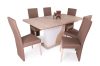 Alíz étkezőasztal Panama székkel - étkezőgarnitúra