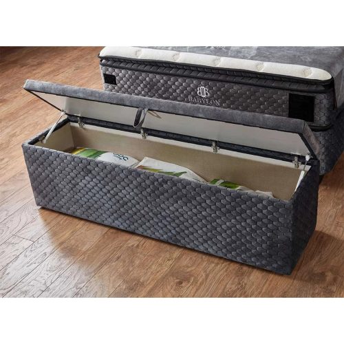 Magnesia kárpitozott tárolós pad