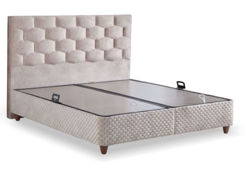 MAGNESIA kárpitozott ágyneműtartós ágy SZETT matraccal 180*200