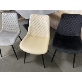   Onyx bársony hatású szék Berlin asztallal - étkezőgarnitúra