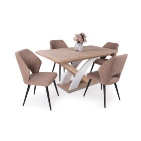 Elis étkezőasztal Aspen székkel  - étkezőgarnitúra