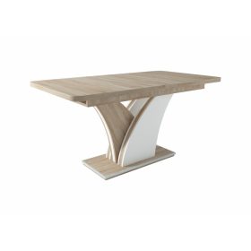 Enzo 160-as asztal sonoma - fehér színben