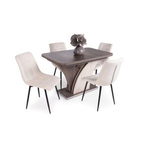 Enzo asztal Kitty székkel - étkezőgarnitúra