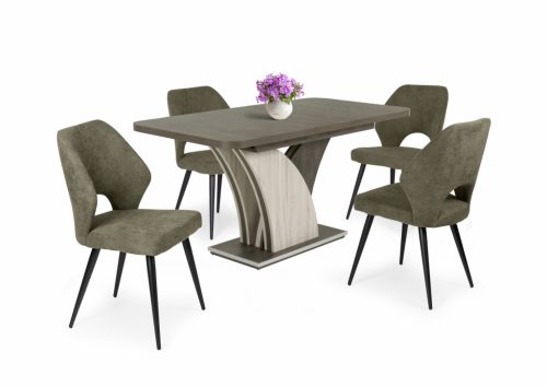 Enzo asztal Aspen székkel - étkezőgarnitúra