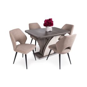 Enzo asztal Aspen székkel - étkezőgarnitúra