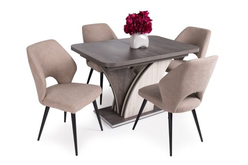 Enzo asztal Aspen székkel - étkezőgarnitúra