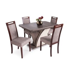 Enzo asztal Jázmin székkel - étkezőgarnitúra