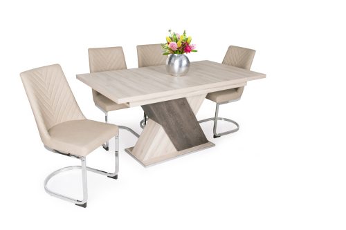 Diana asztal Ester székkel - étkezőgarnitúra