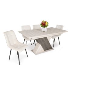 Diana étkezőasztal Kitty székkel  - étkezőgarnitúra