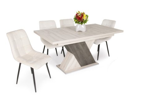 Diana étkezőasztal Kitty székkel  - étkezőgarnitúra