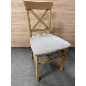 Petra szék sonoma fa szín bézs szövettel