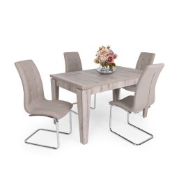 Pedro asztal Aspen székkel -  étkezőgarnitúra