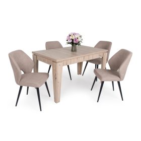 Pedro asztal Aspen székkel -  étkezőgarnitúra