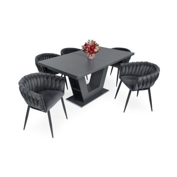 Deluxe szék Prága asztallal étkezőgganitúra