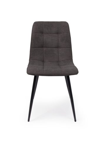 Kamil fekete szövetes szék