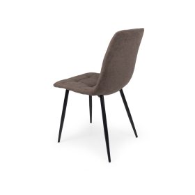 Kamil sötétbarna szövetes szék