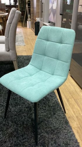 Kamil pasztellkék szövetes szék