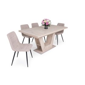 Kamil szék Prága étkezőasztallal  - étkezőgarnitúra