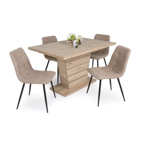 Kamil szék Fanni étkezőasztallal  - étkezőgarnitúra