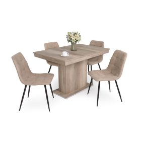 Kamil szék Flóra étkezőasztallal - étkezőgarnitúra