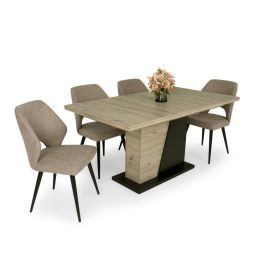 Norton asztal Aspen székkel étkezőgarnitúra