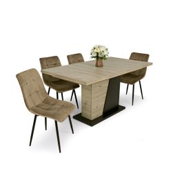 Norton asztal Kitty székkel étkezőgarnitúra