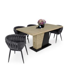 Norton asztal Deluxe székkel étkezőgarnitúra