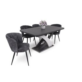 Deluxe szék Elis asztallal étkezőgganitúra